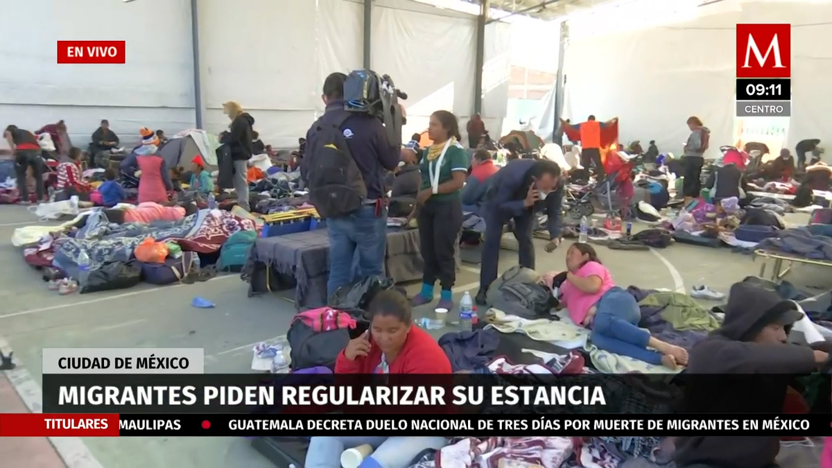 Continúa la llegada de migrantes a la casa del peregrino en la alcaldía Gustavo A. Madero