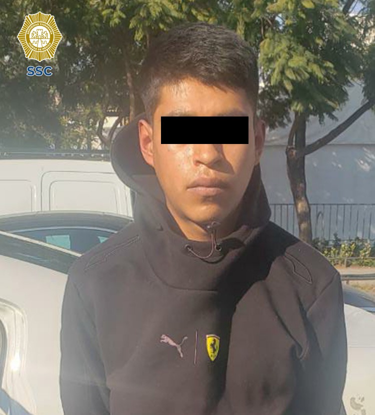 El sospechoso fue detenido por elementos de la SSC | Especial