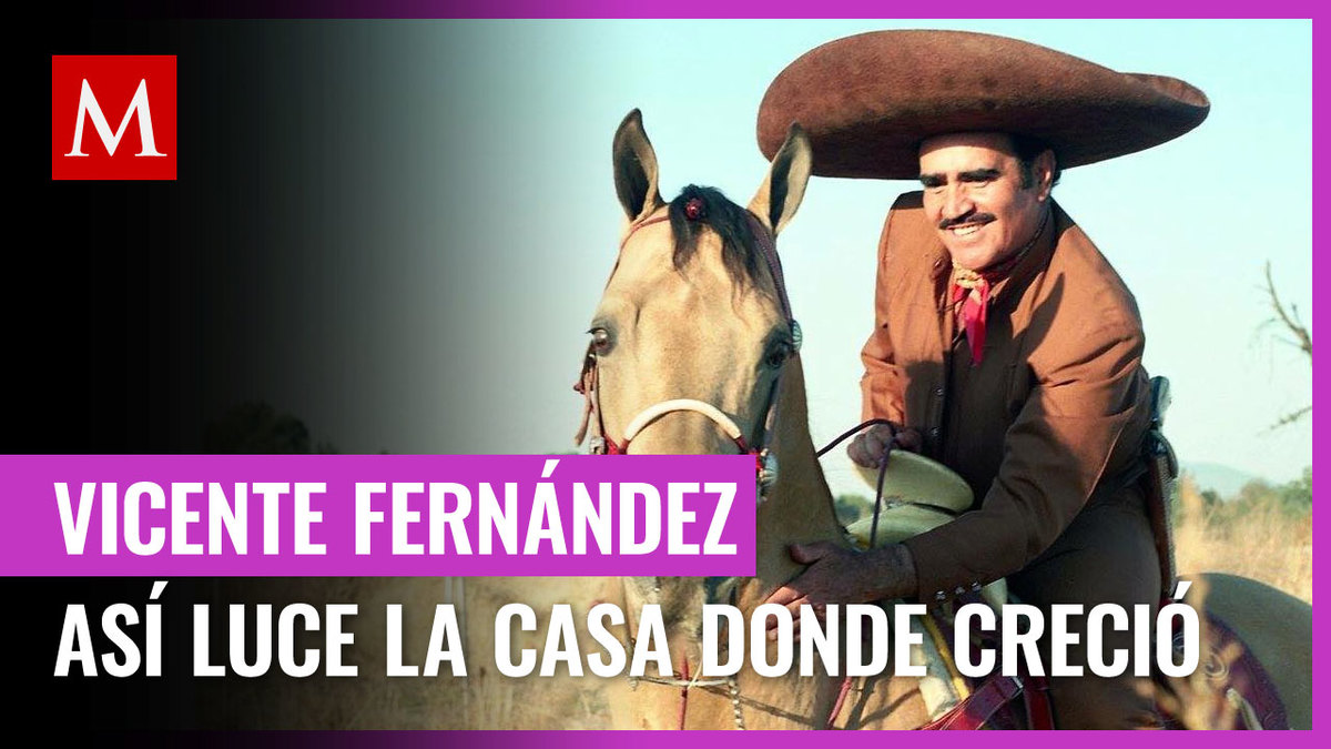Vicente Fernández. Así era la casa donde creció