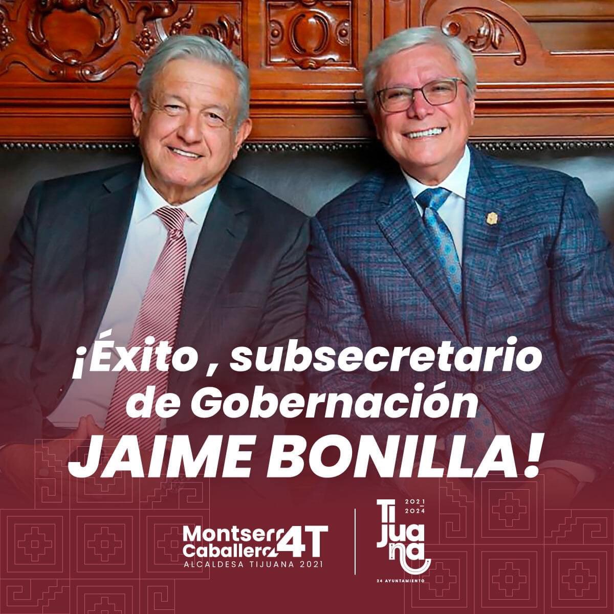 AMLO y Jaime Bonilla. (Tomada de @Montserrat4T)