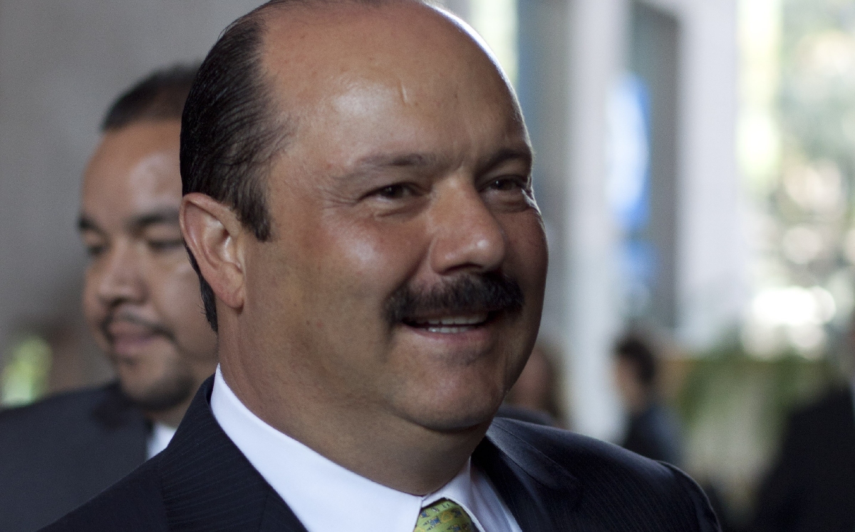 César Horacio Duarte Jáquez, ex gobernador de Chihuahua, en una reunión extraordinaria con la Conagua. | Cuartoscuro