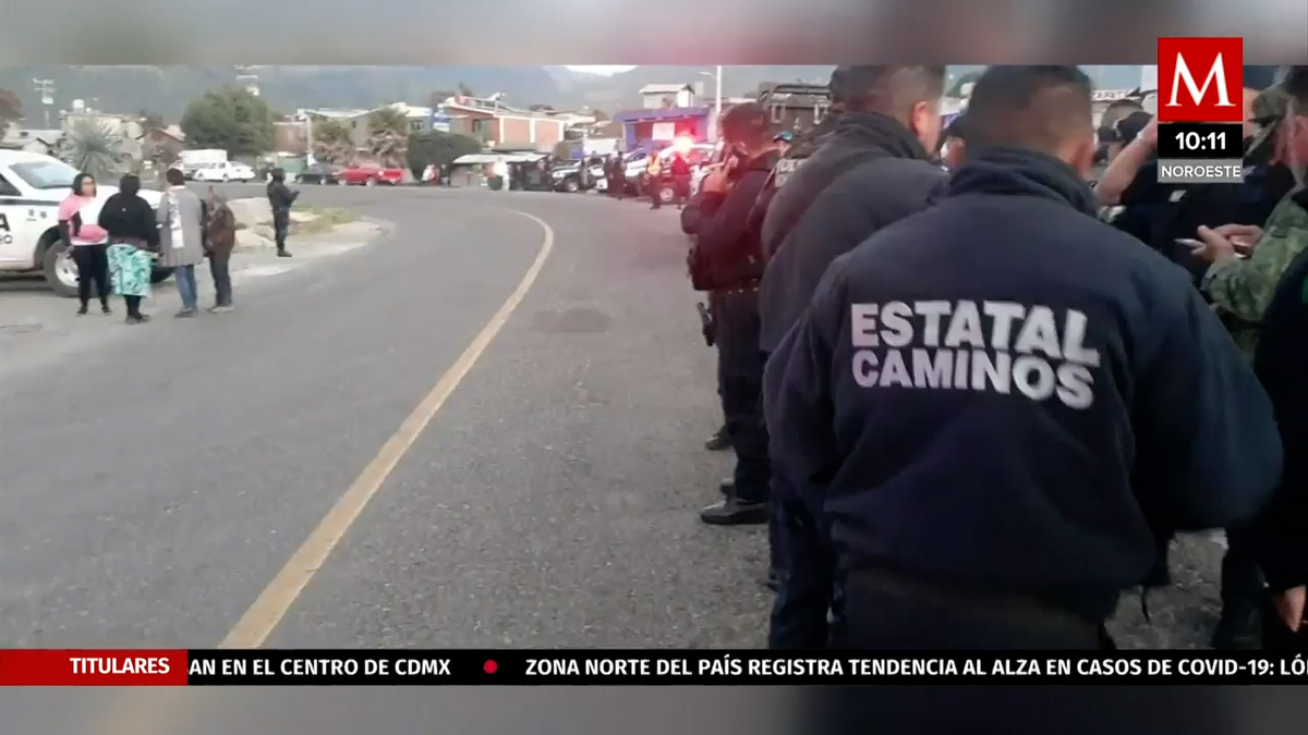 Enfrentamiento entre policías y comuneros deja 6 policías lesionados en Zitácuaro, Michoacán