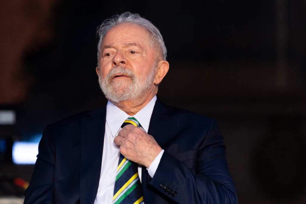 Luiz Inácio Lula da Silva, ex presidente de Brasil, durante una manifestación en Argentina. (AFP)