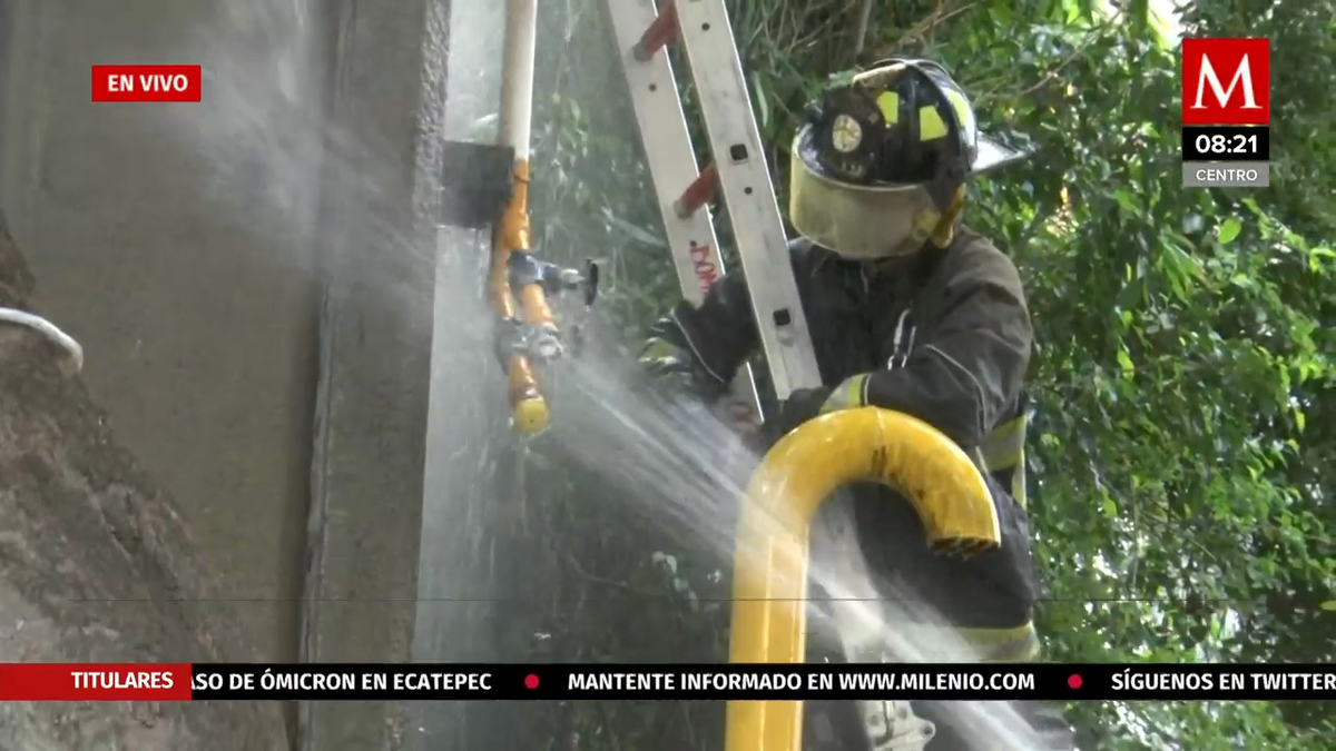 Reportan fuga de gas LP en un hotel de la alcaldía Miguel Hidalgo