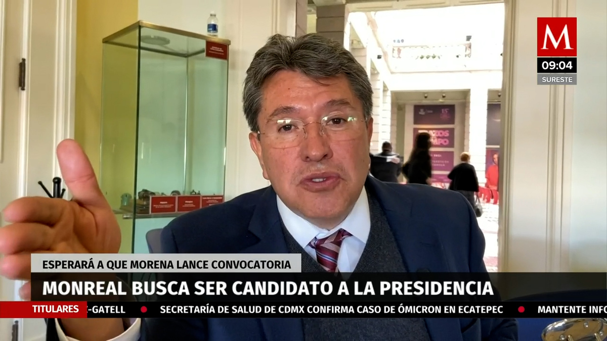 Ricardo Monreal busca ser candidato a la presidencia de la república