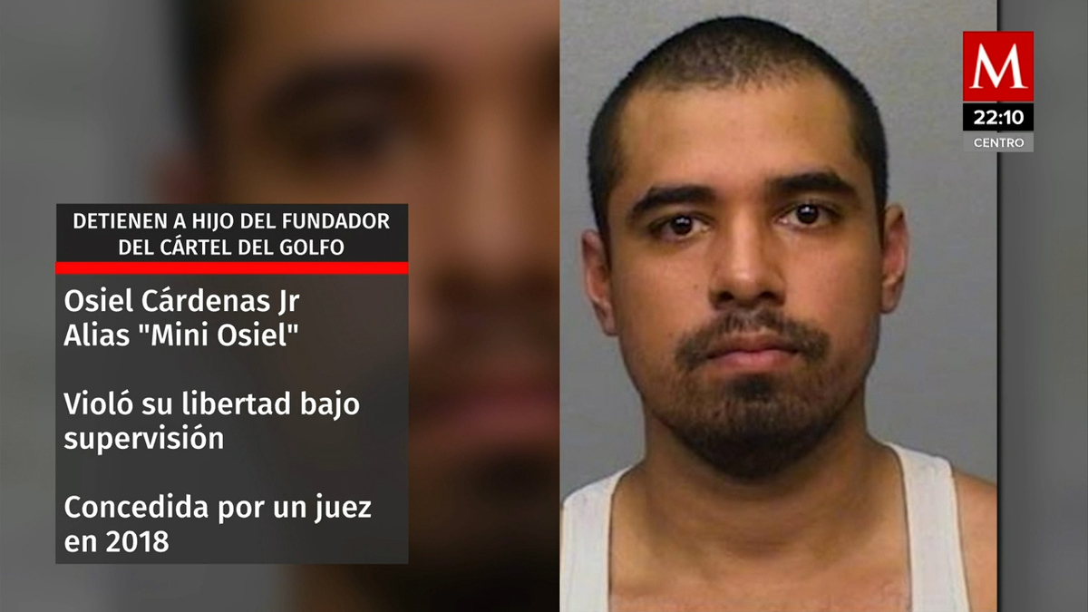 Arrestan en Texas, EU, a hijo de Osiel Cárdenas
