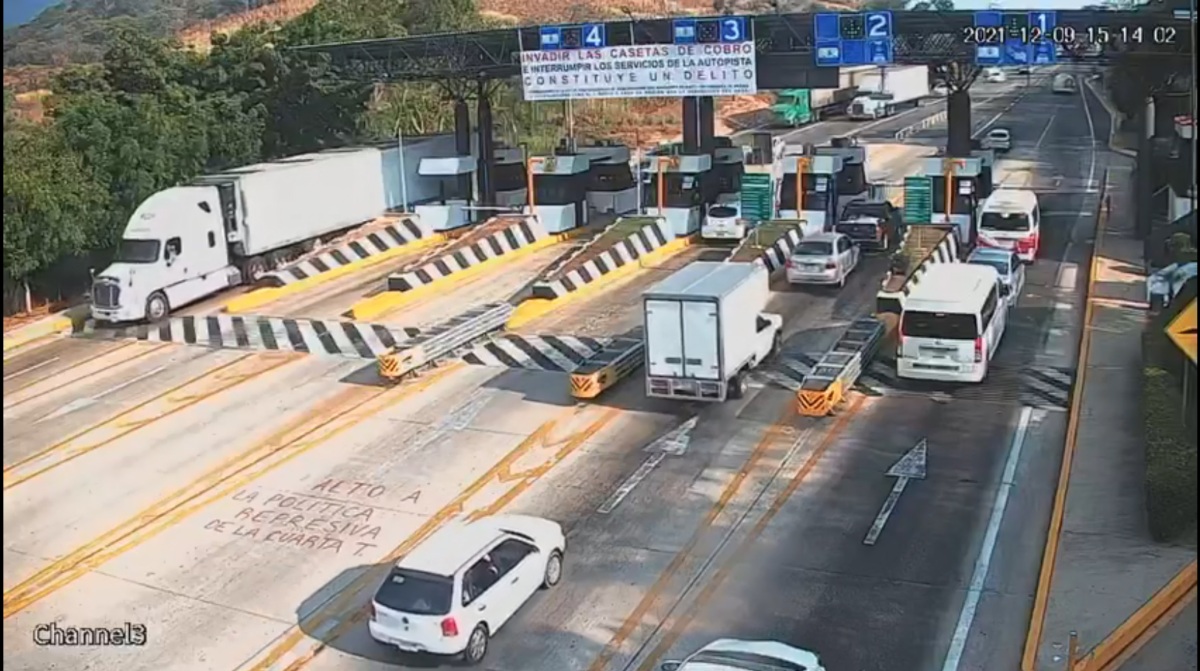 Cámaras de seguridad de la Caseta de Cobro de Chiapa de Corzo. (Especial)
