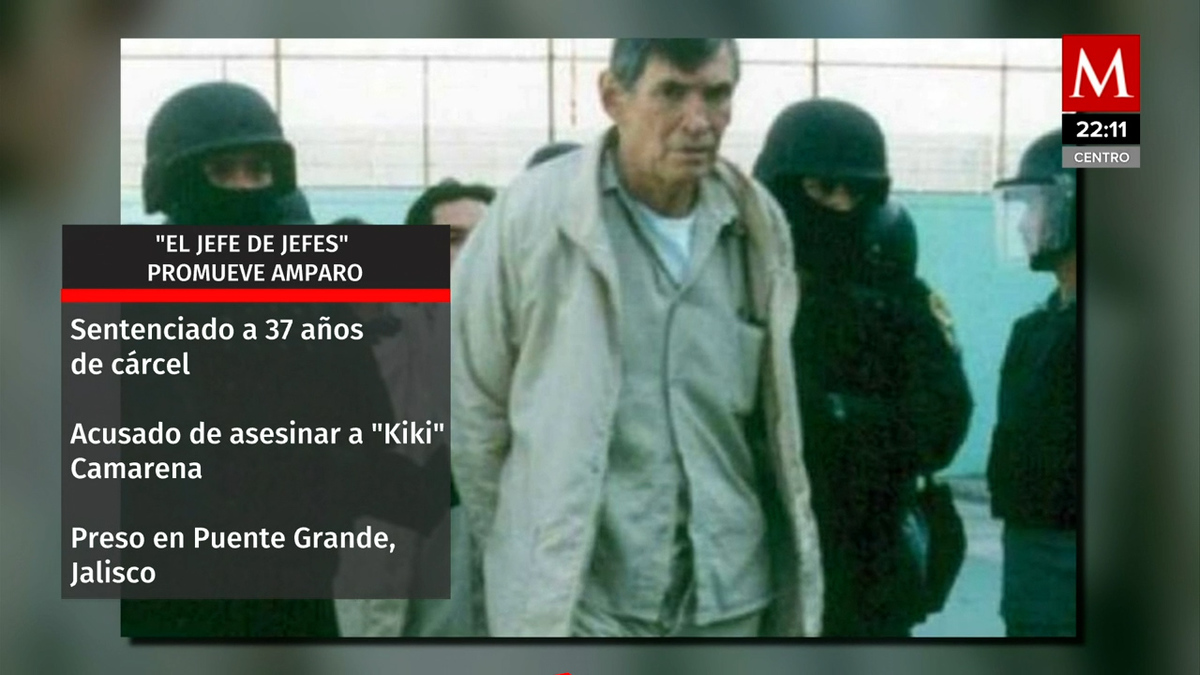 Félix Gallardo promueve amparo tras negativa de prisión domiciliaria