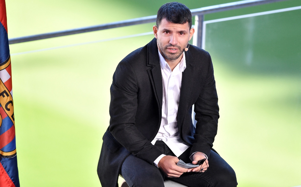 Kun Agüero se retira del futbol por una arritmia cardiaca (AFP)