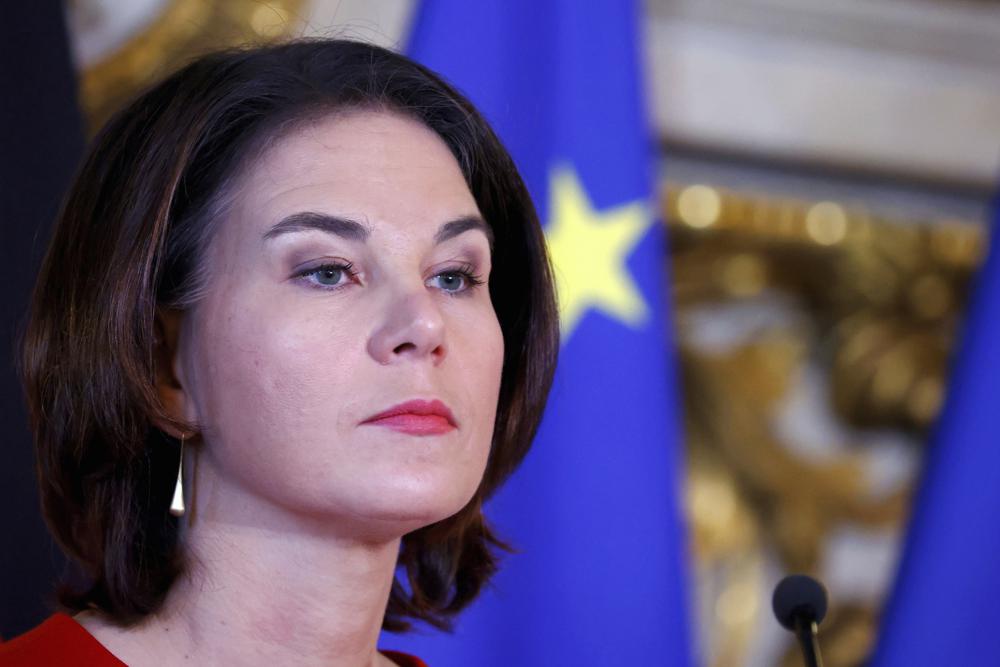 La ministra del Exterior alemana, Annalena Baerbock. (AP)