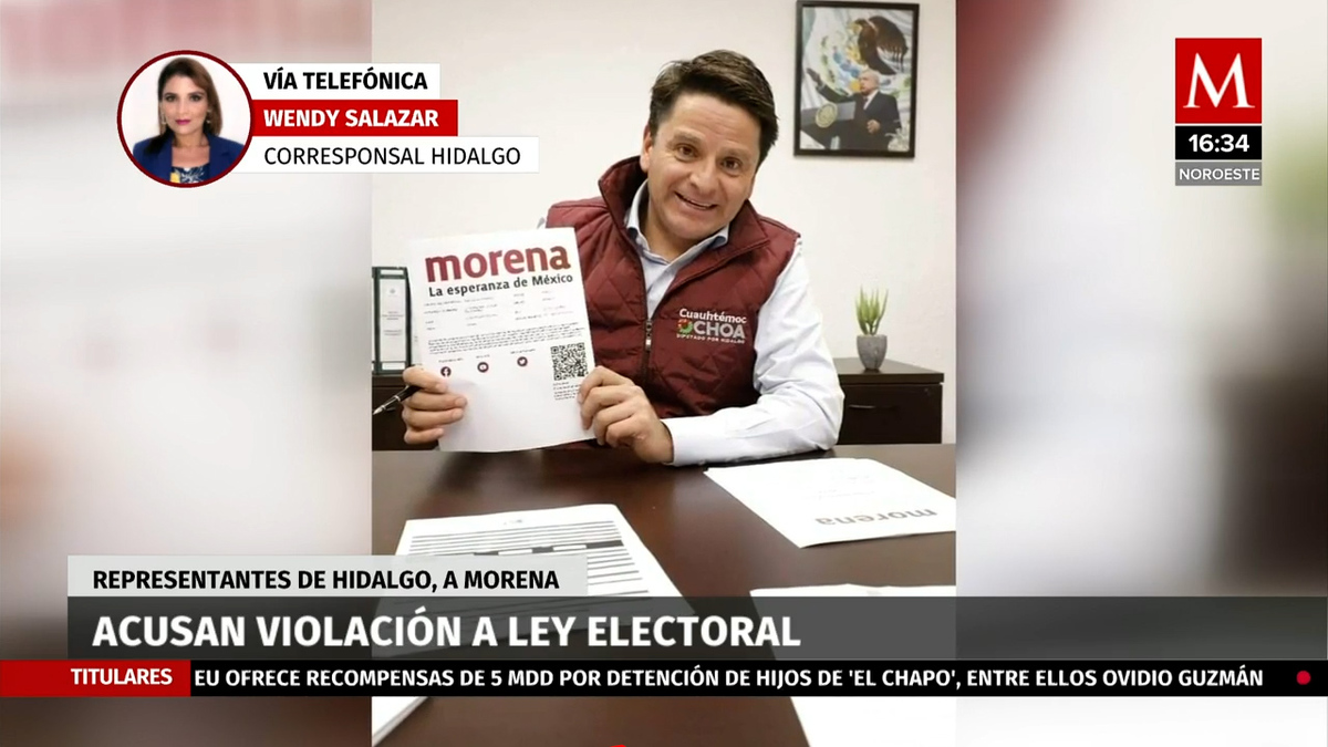Representantes de Hidalgo acusan a Morena de violación a la ley electoral