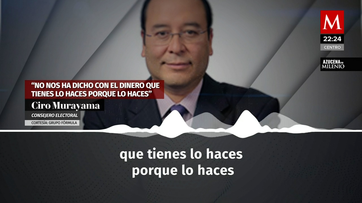 Si la Corte nos da una orden, el INE la cumple: Ciro Murayama