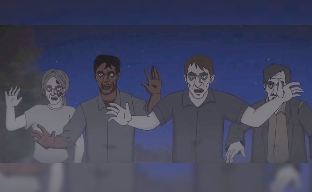 Fotograma de la serie Night living animated dead (La noche de los muertos vivientes) (Cortesía)
