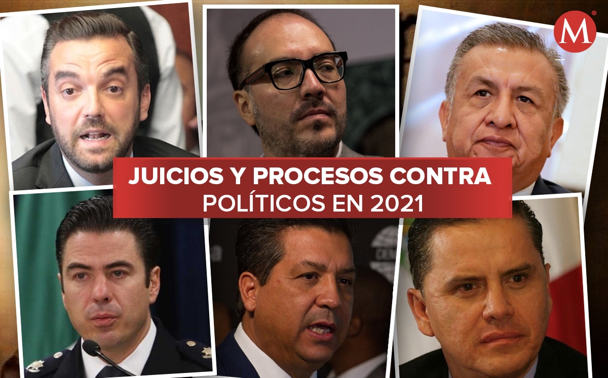 Ex funcionarios y políticos enfrentaron procesos este año por diversos delitos.