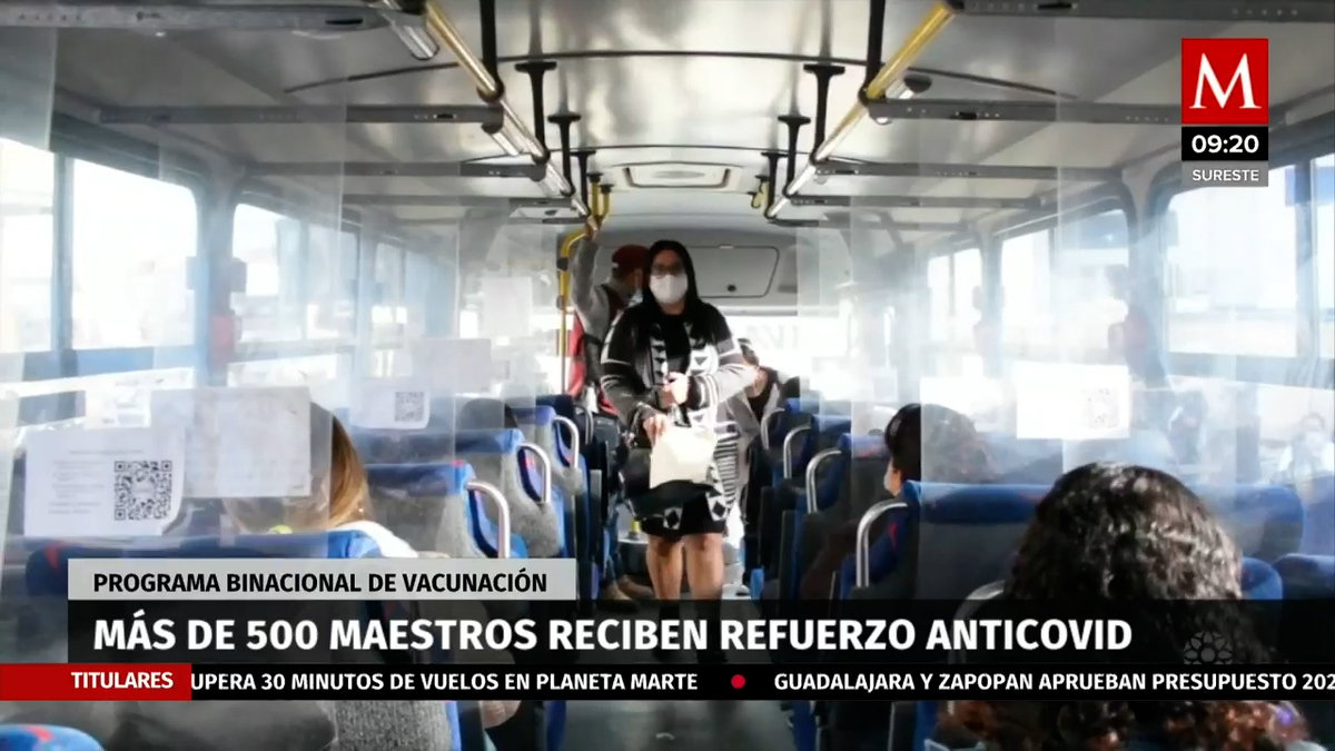 Maestros reciben refuerzo anticovid en Sonora