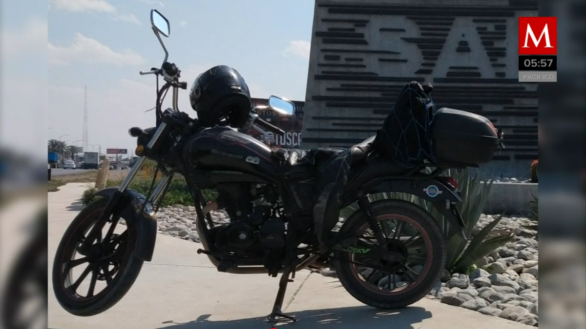 Roban motocicleta con valor histórico en Coahuila