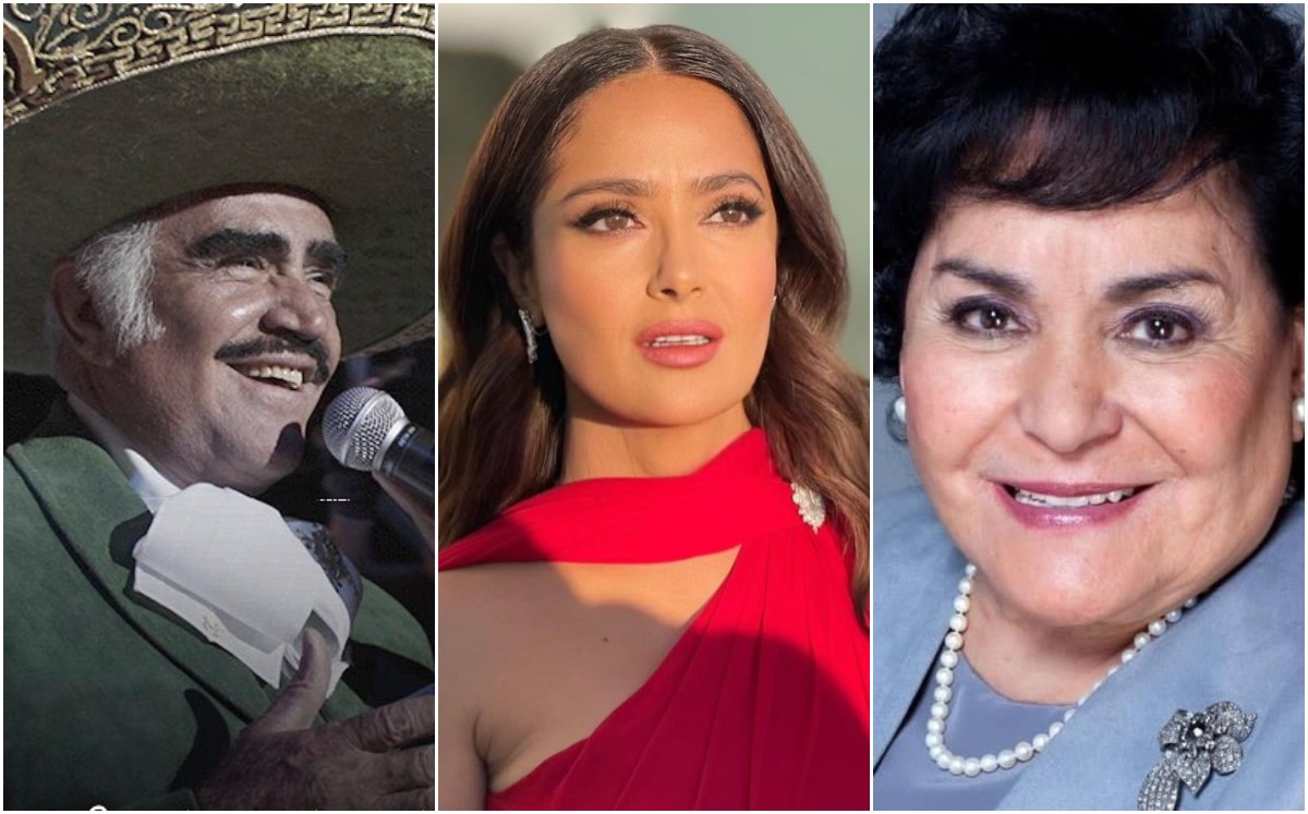 Salma Hayek recuerda a Vicente Fernández y Carmen Salinas (Especial).
