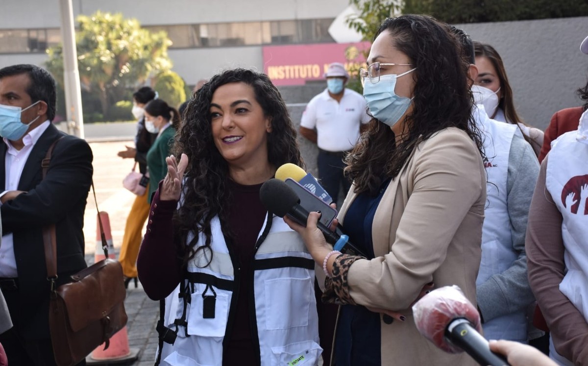 La tampiqueña reconoció el trabajo de auxiliares, voluntarios y ciudadanía en general.  | Especial