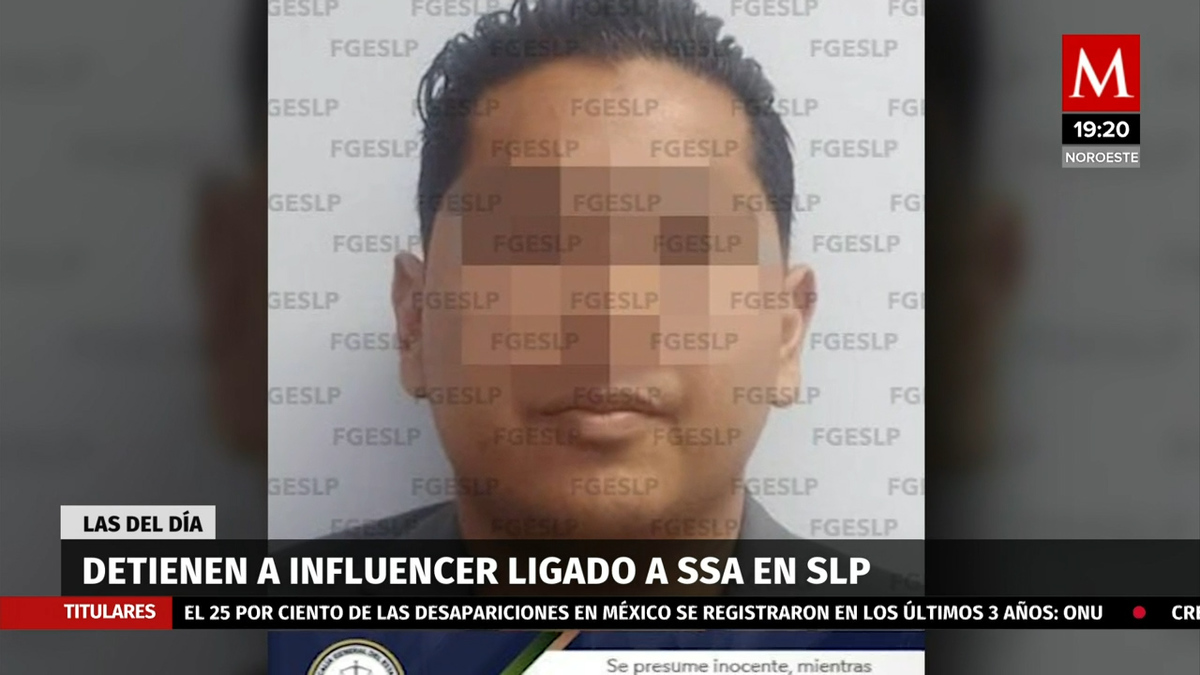 Detienen a Gabriel Salazar, influencer ligado a SSA en SLP
