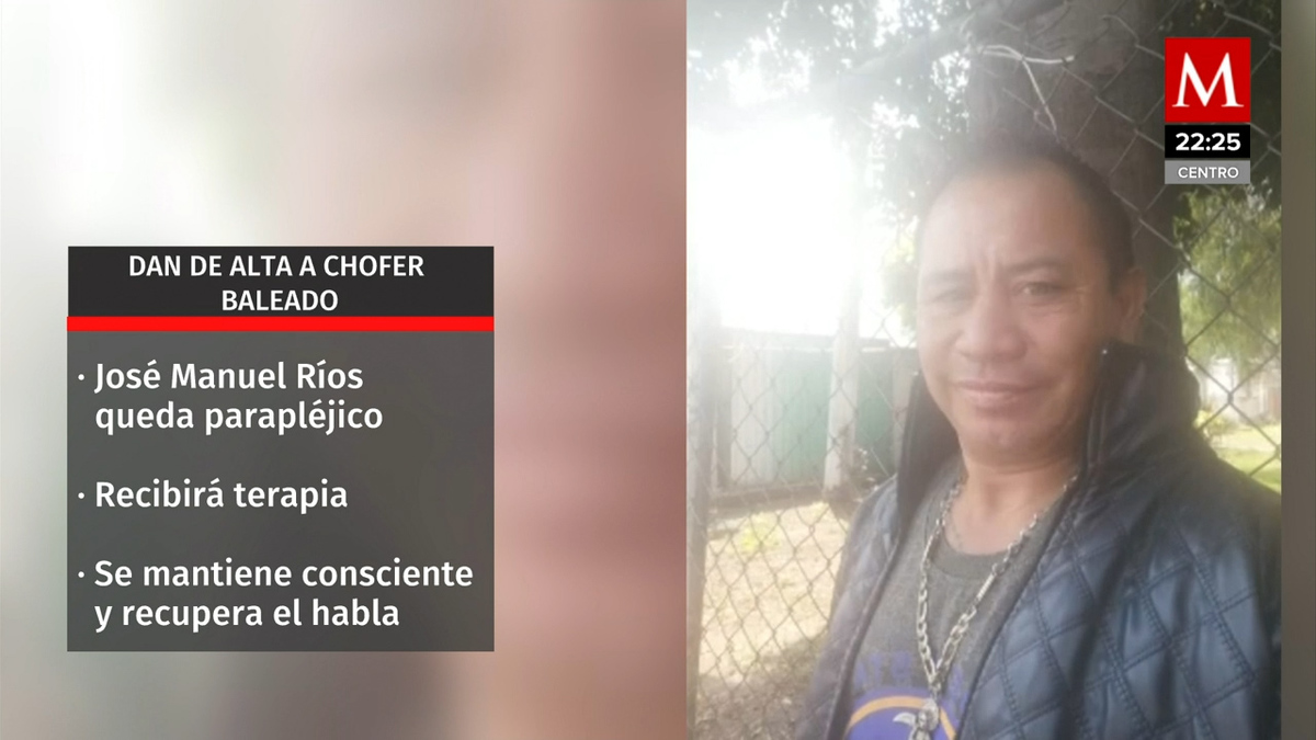 Dan de alta al chofer que le dispararon en la cabeza tras haber sido asaltado en Tlalnepantla