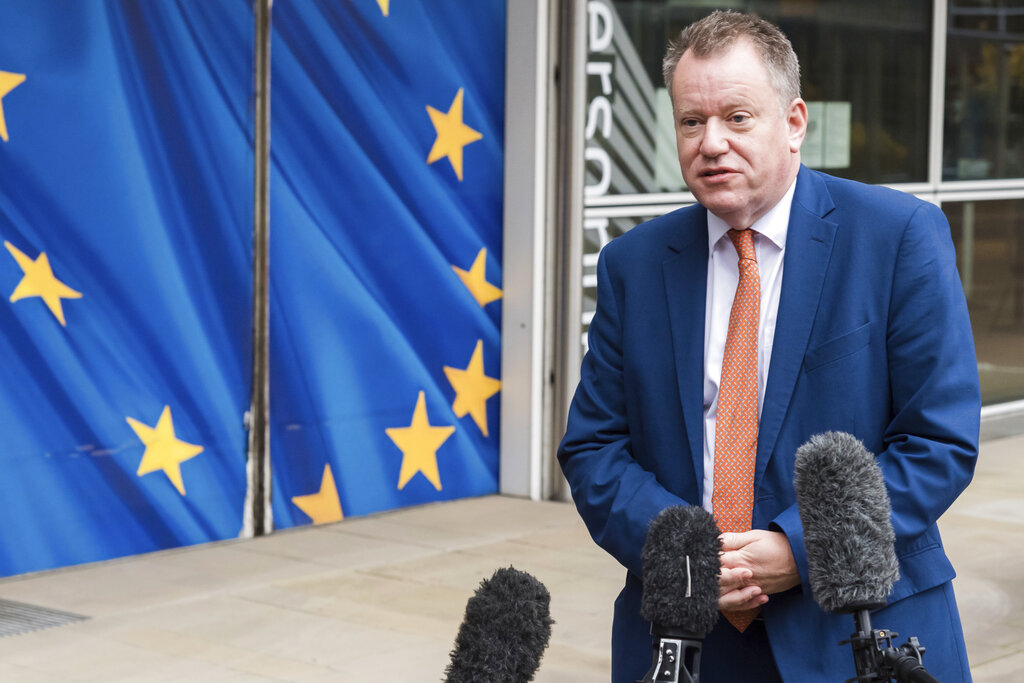 David Frost, ex negociador del Brexit en el gobierno de Boris Johnson. (AP / Archivo)