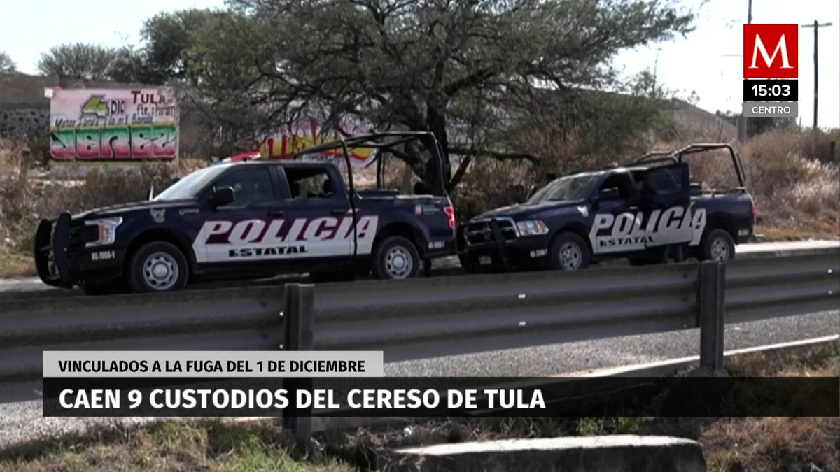 Detienen a nueve custodios por fuga en Cereso de Tula