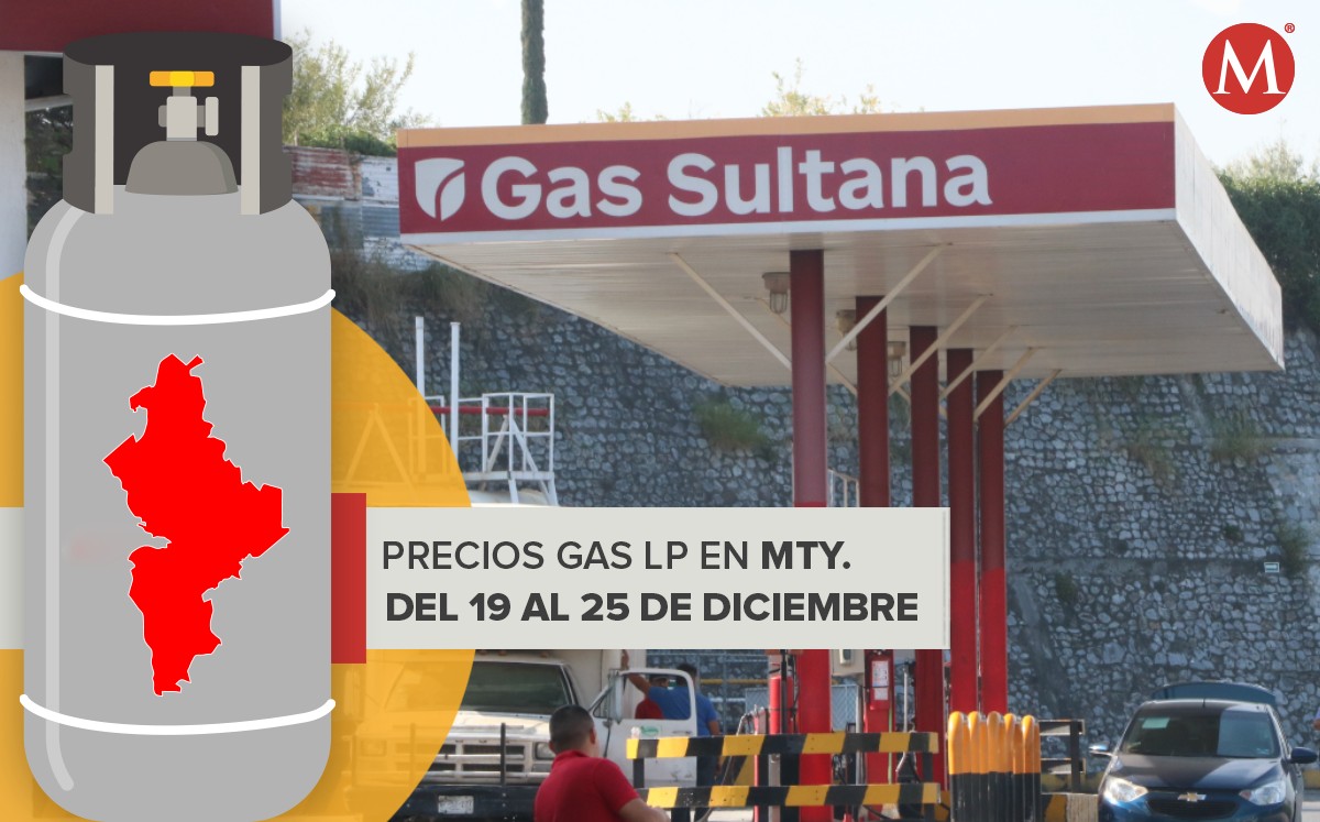 Precios del gas LP en Nuevo León del 19 al 25 de diciembre de 2021. Foto: Leonel Rocha.