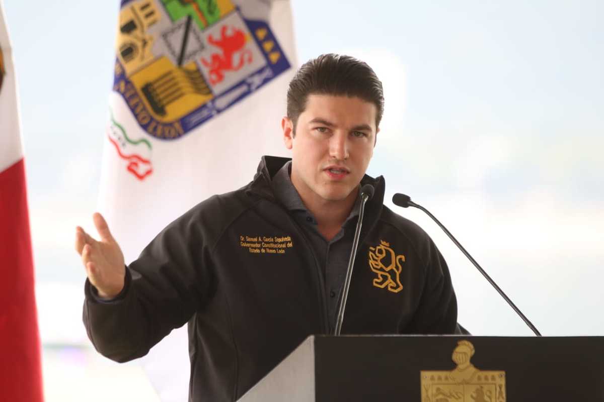 Samuel García, gobernador de Nuevo León. Foto: Leonel Rocha.