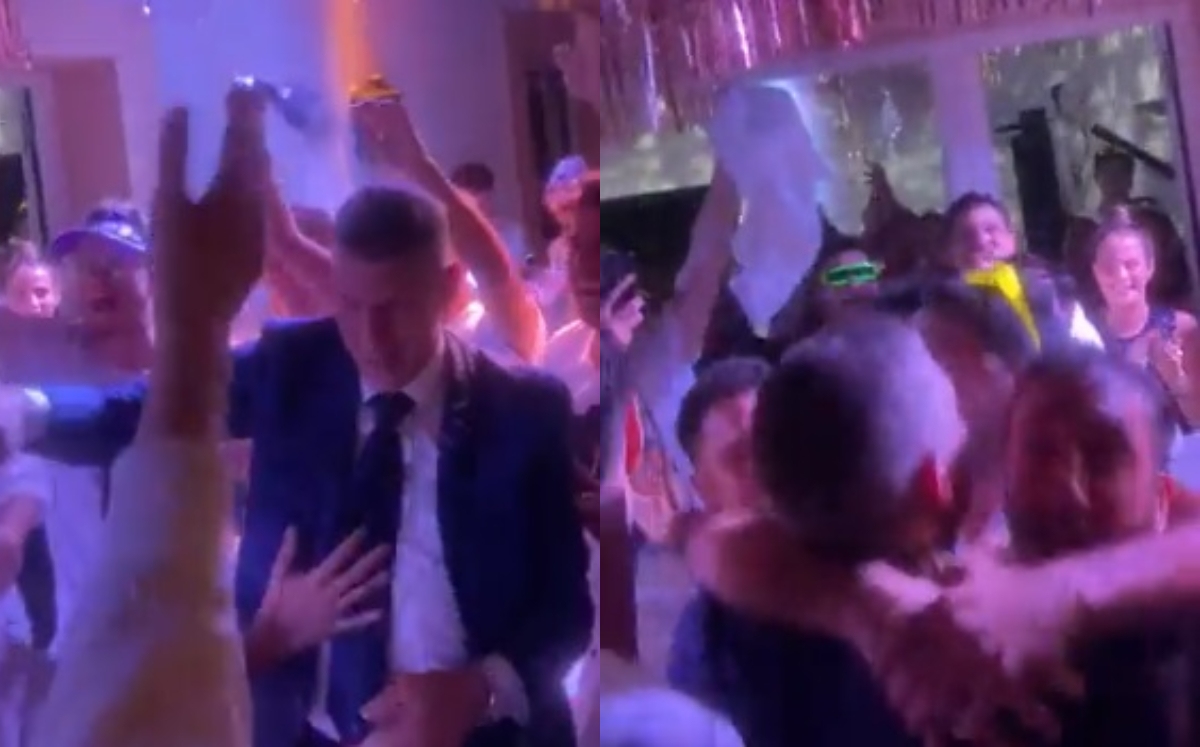 Martín Palermo causa furor entre los invitados de una boda (Especial)