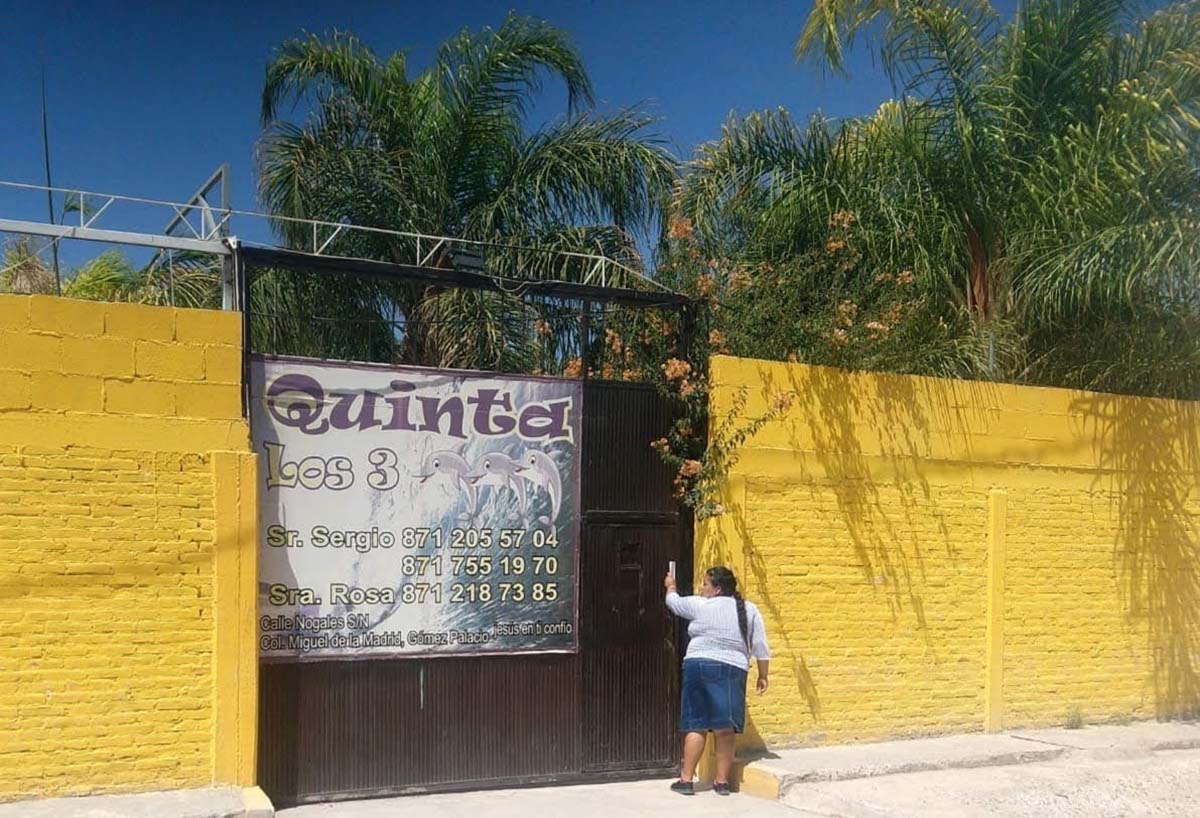 Quinta en Gómez Paalcio. (Notivox Digital)
