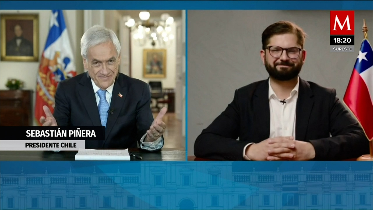 Sebatián Piñera saluda a Gabriel Boric, para Chile comienza una transición ordenada