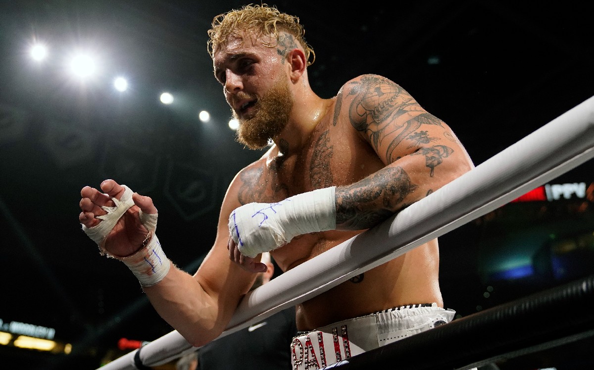 Jake Paul envió un mensaje a Canelo Álvarez tras su triunfo por nocaut (AP)