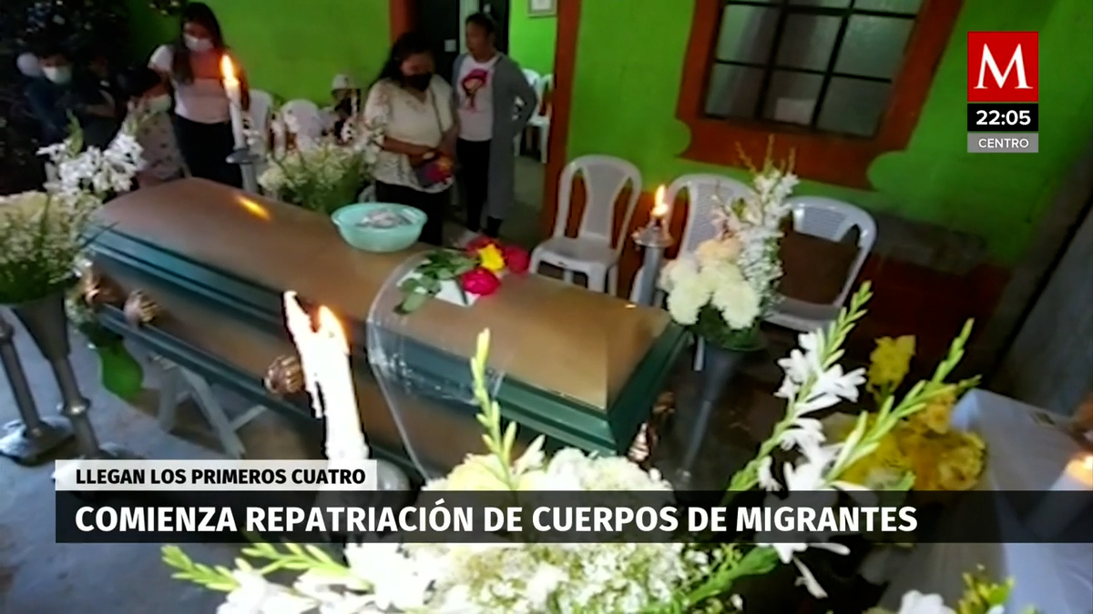 Llegan a Guatemala cuerpos de migrantes tras volcadura de tráiler