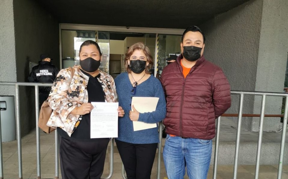 Las mujeres perredistas manifestaron la falta de certeza jurídica en la reforma electoral aprobada el pasado viernes. Foto: Especial