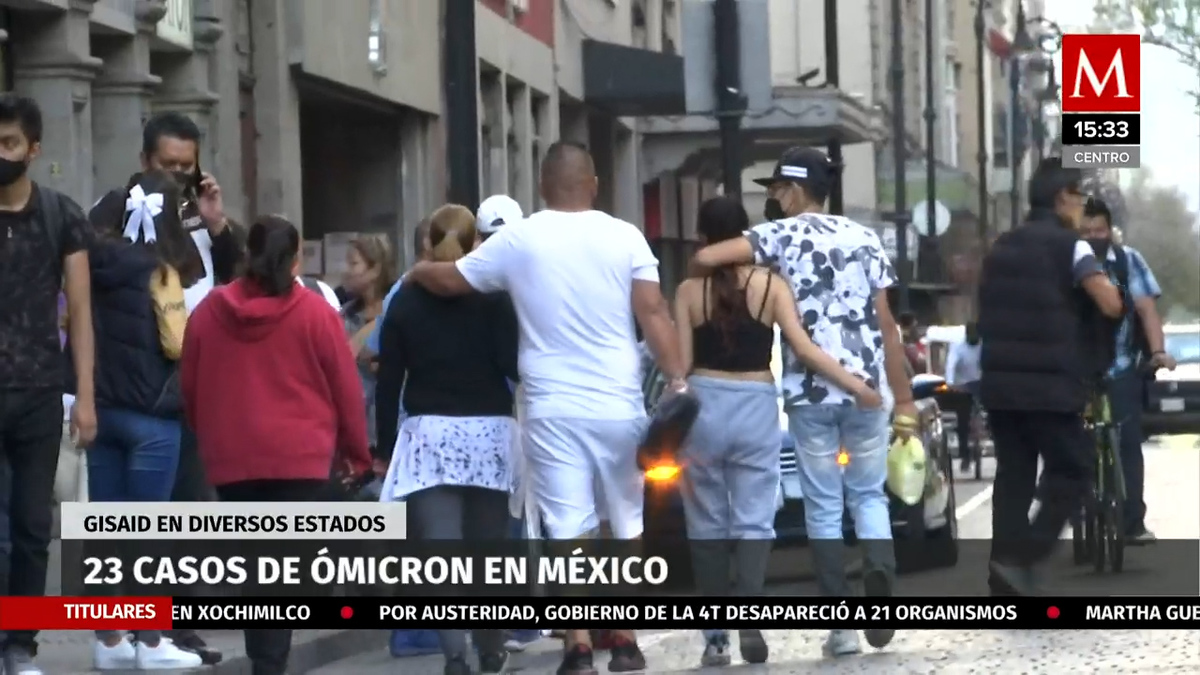 Ómicron en México: ascienden a 23 los casos en el país