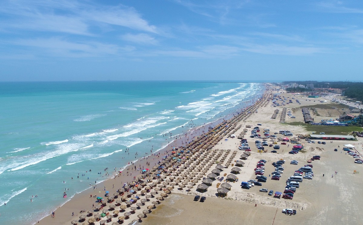 Playa Miramar en Ciudad Madero, Tamaulipas.
