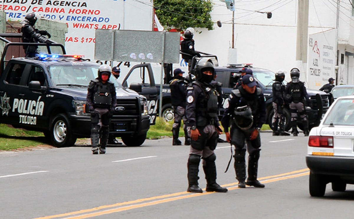 Policía de Toluca | Los ilícitos en los que más incurren son secuestros y extorsiones. | Sergio Sánchez-Hidalgo