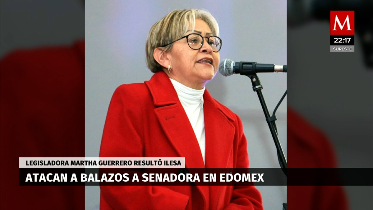 Senadora Martha Guerrero sufre agresión en su vehículo; resulta ilesa