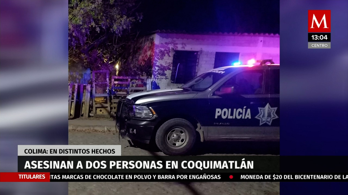 En Colima se registró un ataque con arma de fuego, dos personas murieron