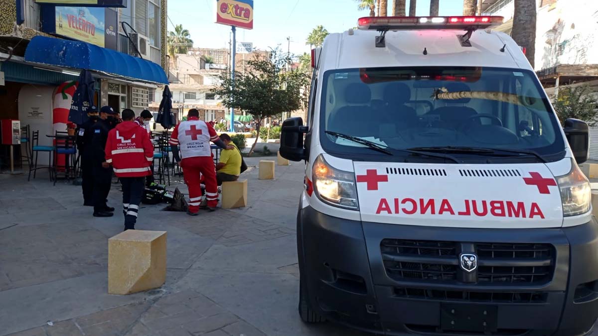 El hombre fue trasladado al hospital. (Milenio Digital)