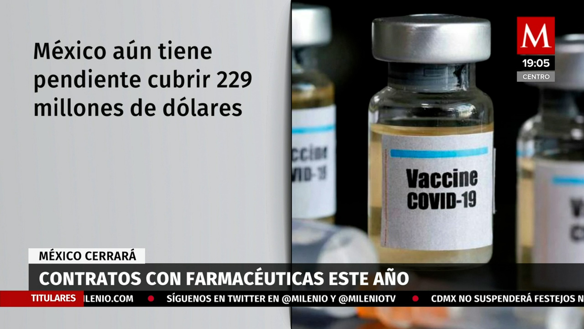 México cerrará contratos con farmaceuticas este año