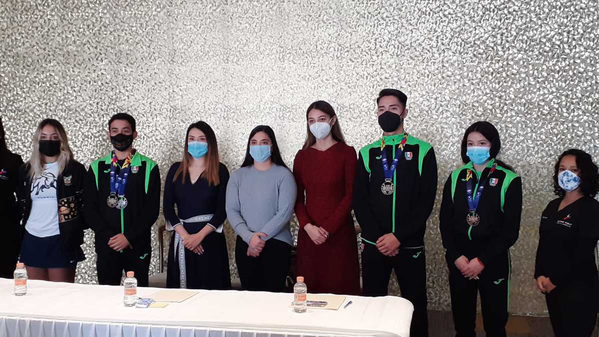 Representantes de Hidalgo para las competencias nacionales e internacionales en 2022. (Teodoro Santos)