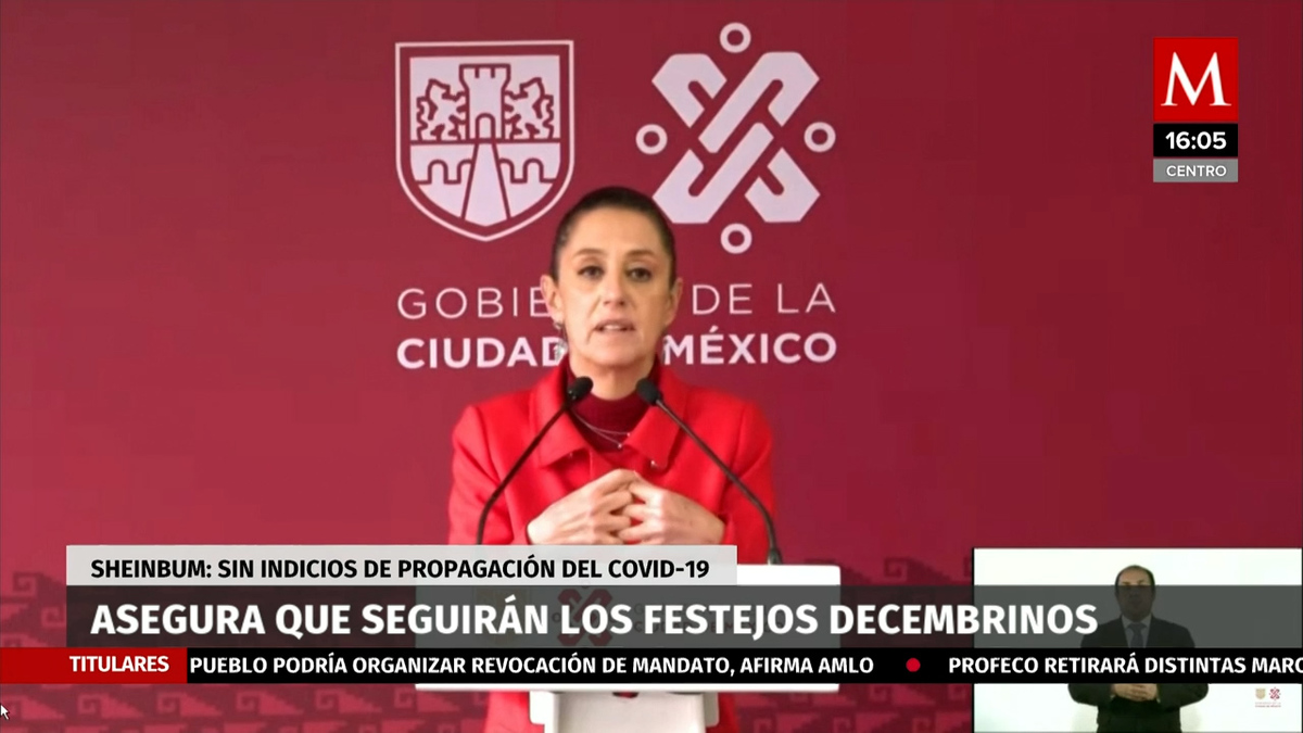 No se suspenderán festejos navideños en CdMx por variante ómicron: Sheinbaum