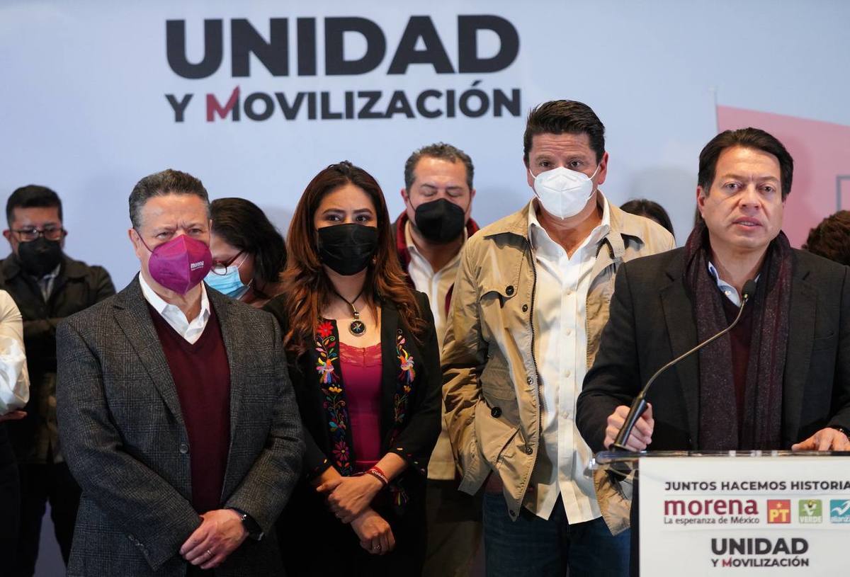 La diputada Federal Simey Olvera y el senador de la República  Julio Menchaca fueron los mejor posicionados en las encuestas de Morena (Cortesía)