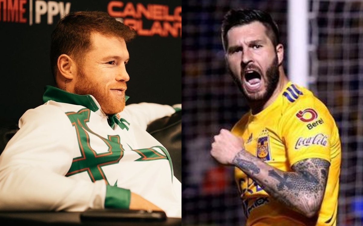 Gignac presume foto junto a Canelo Álvarez (Instagram)
