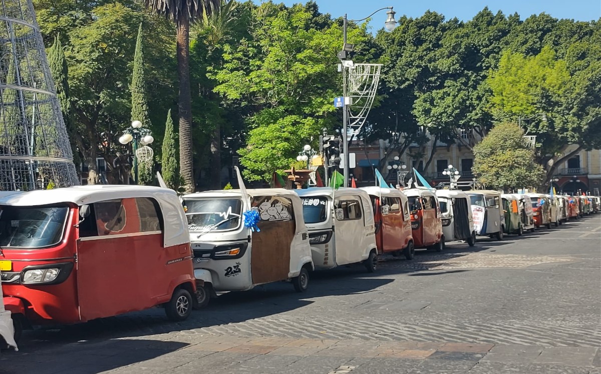 Mototaxistas solicitan al Ayuntamiento de Puebla | Angélica Tenahua