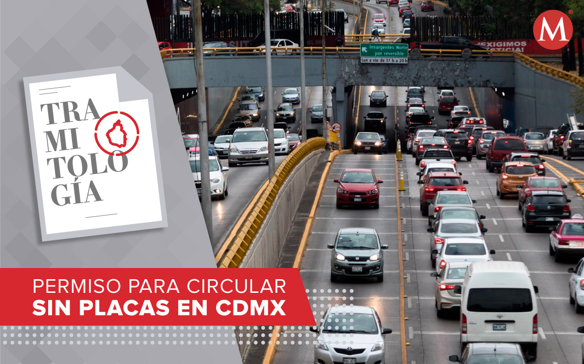 El permiso para circular sin placas o tarjeta se puede tramitar en línea. | MILENIO