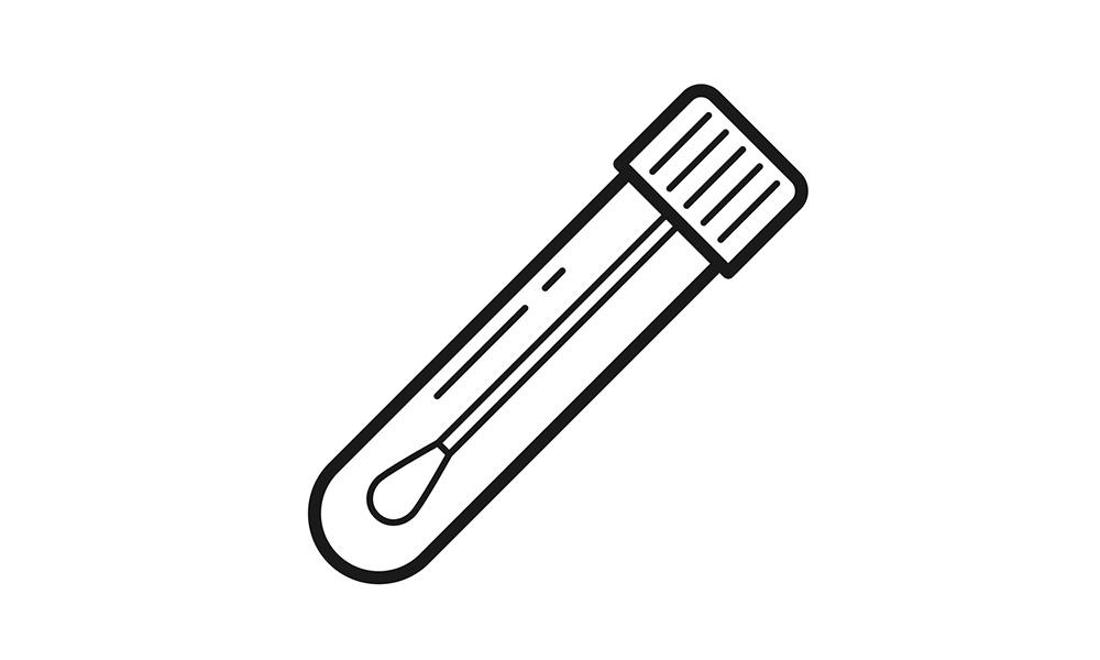 Para hacer la prueba hay que disolver una muestra de saliva en una solución incluida en un tampón. (UC3M)