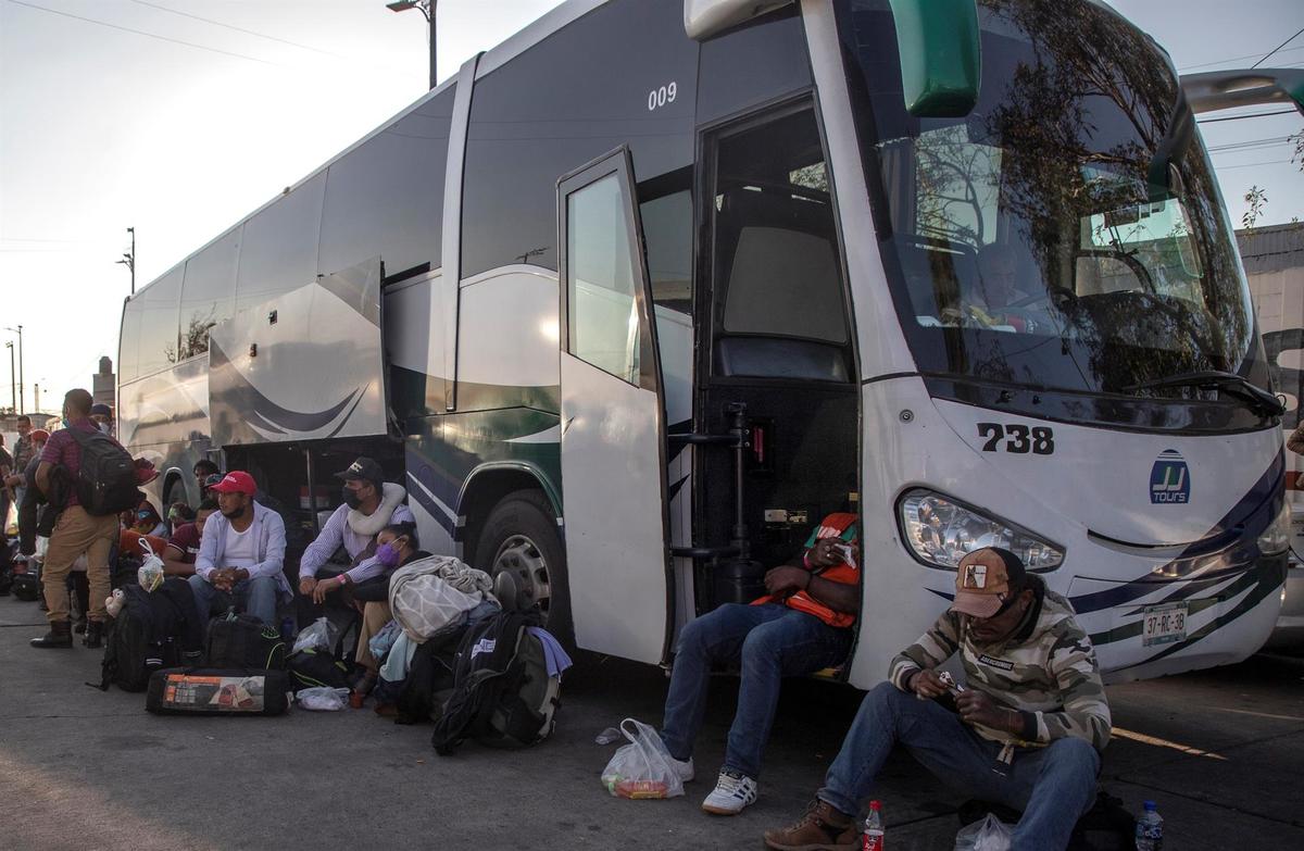 Se trata de migrantes que llegaron a la Ciudad de México. (EFE)