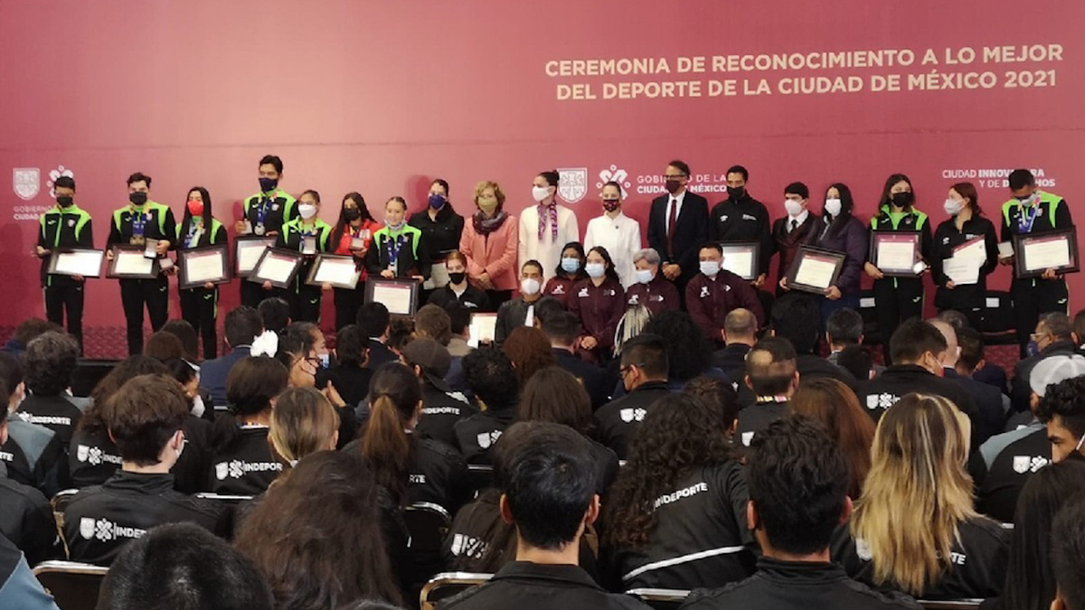 Gobierno de la CdMx reconoció a lo mejor del deporte capitalino en el 2021
